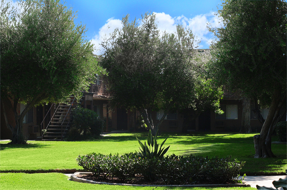 This image is the visual representation of Exteriors 9 in Ambassador Inn Apartments.